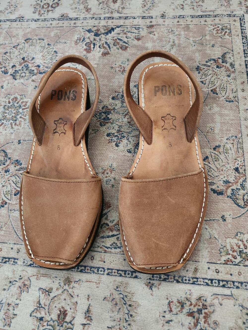 Pons Wedge Brown Size 8